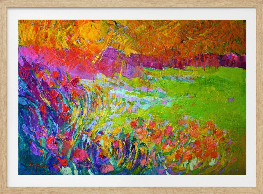 Lebendige Gartenharmonie | Poster