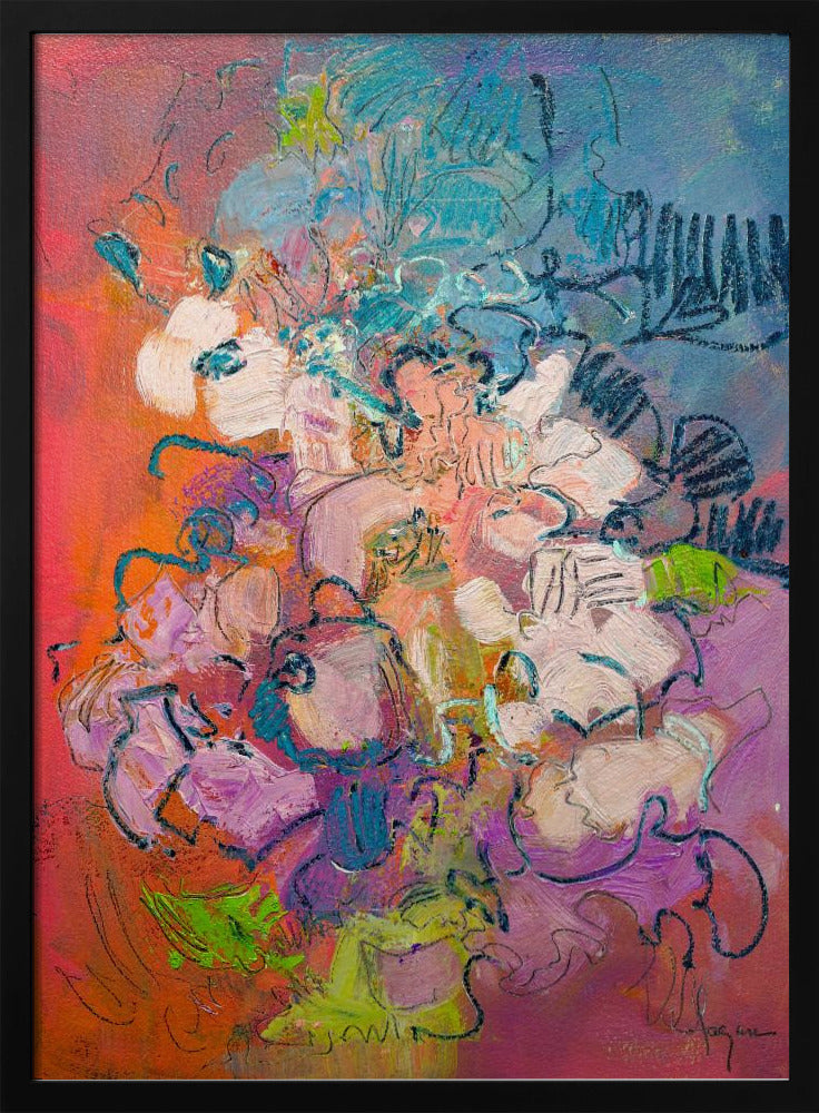 Florale Traumlandschaft | Poster