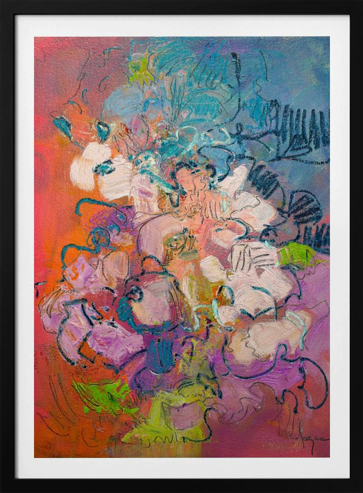 Florale Traumlandschaft | Poster