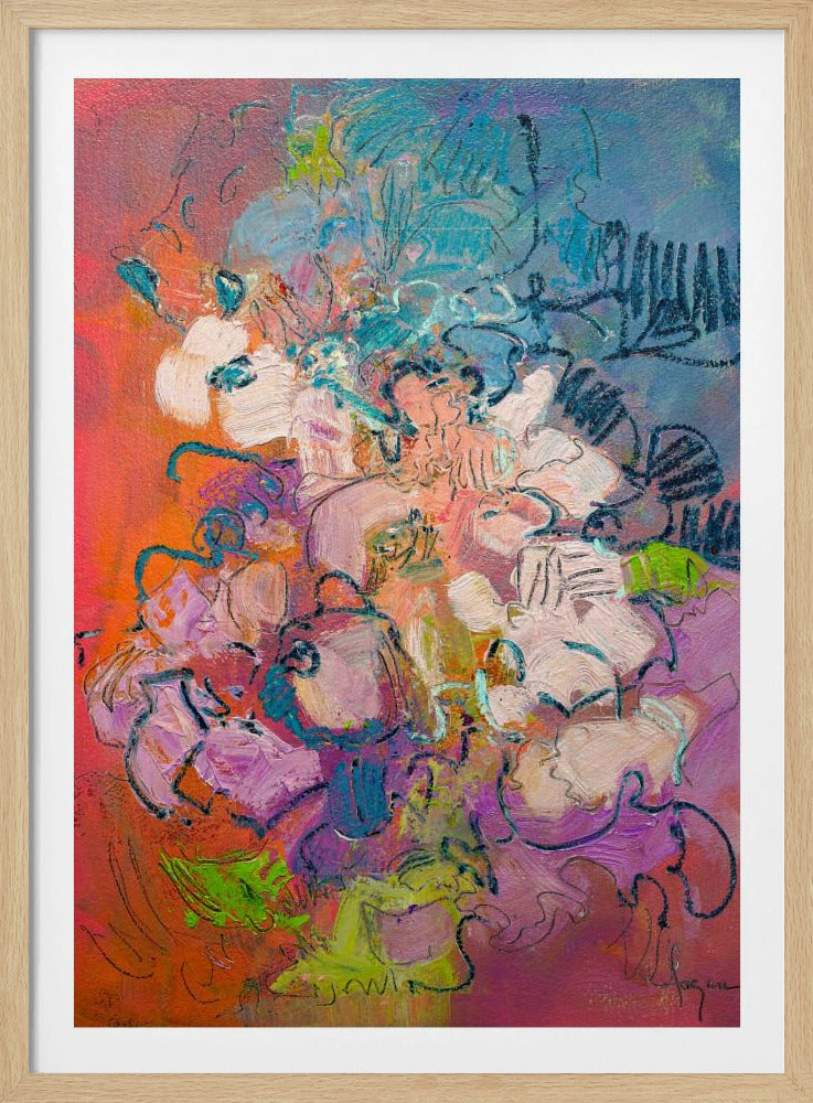 Florale Traumlandschaft | Poster