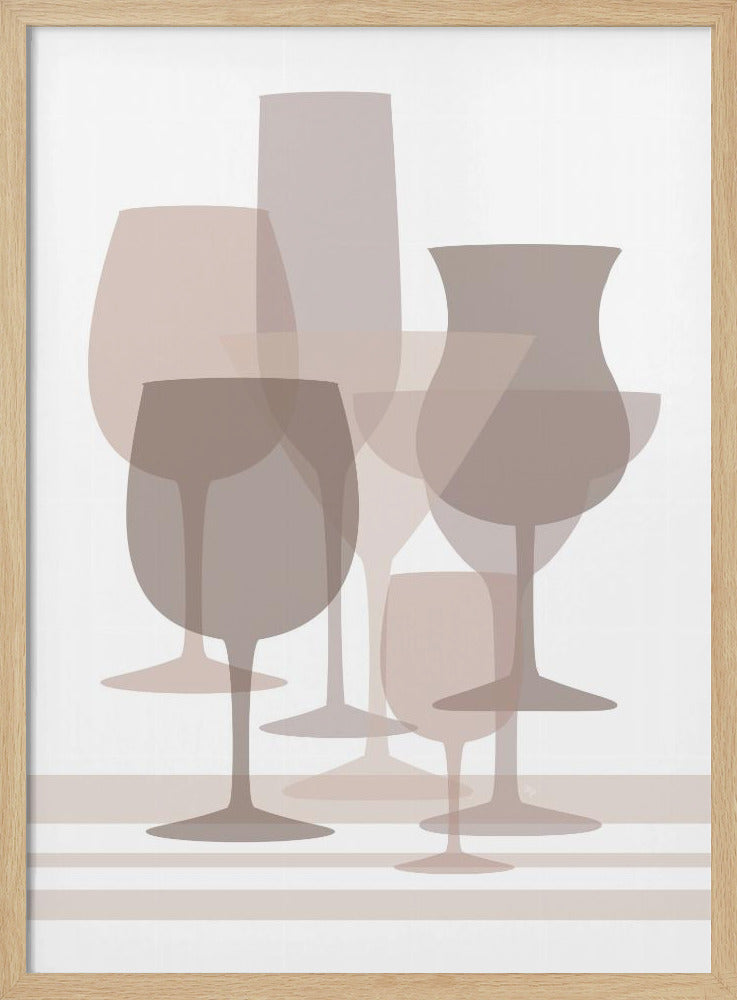 Harmonie aus geschichtetem Glas | Poster