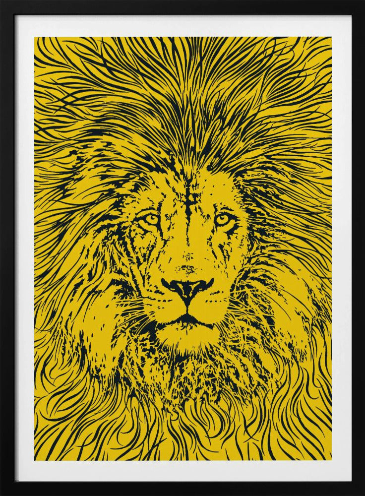 Löwenportrait – König der Tiere | Poster