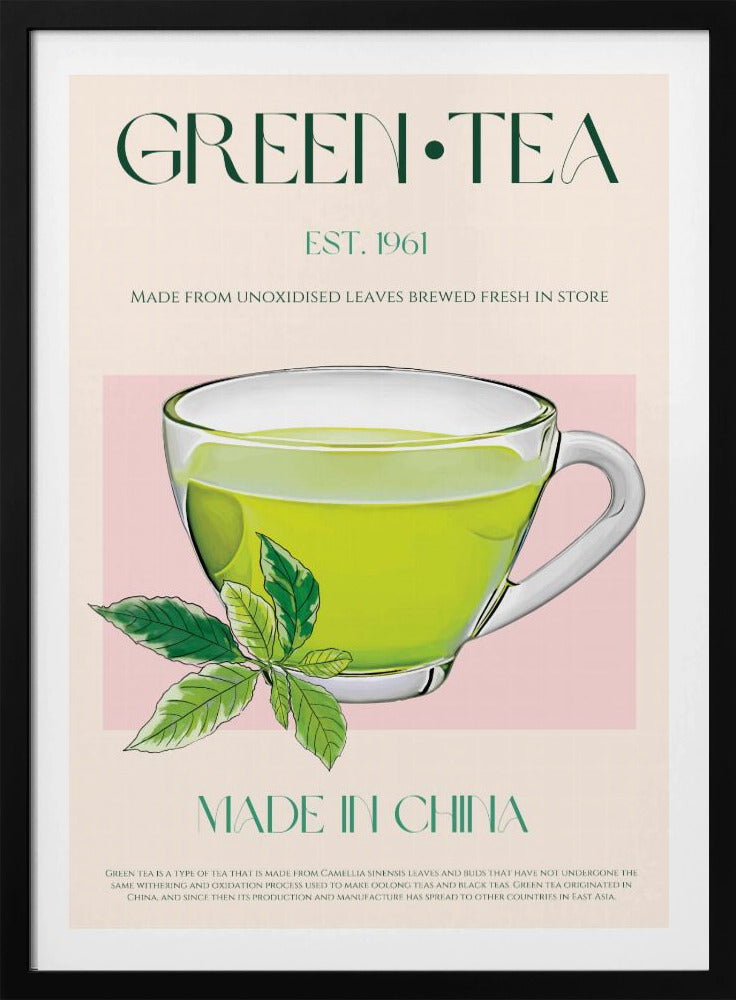 Frischer grüner Tee | Poster