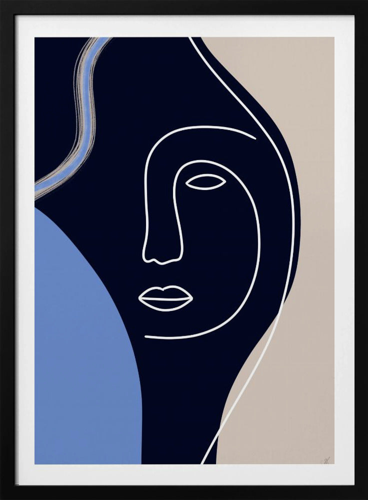 Line Art Face | Poster