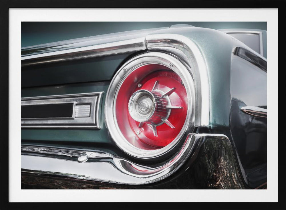 Amerikanischer Oldtimer Galaxie 500 1964 Heck | Poster