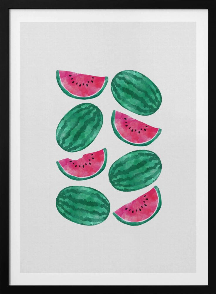 Wassermelonenmenge | Poster