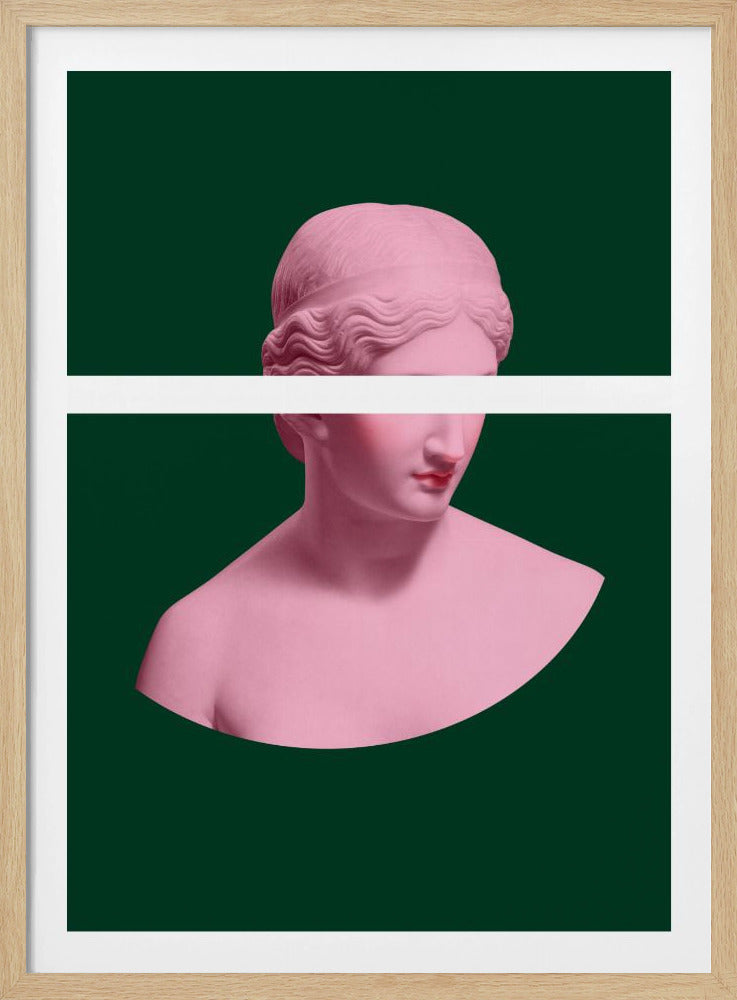Rosa und grüne Artemis | Poster