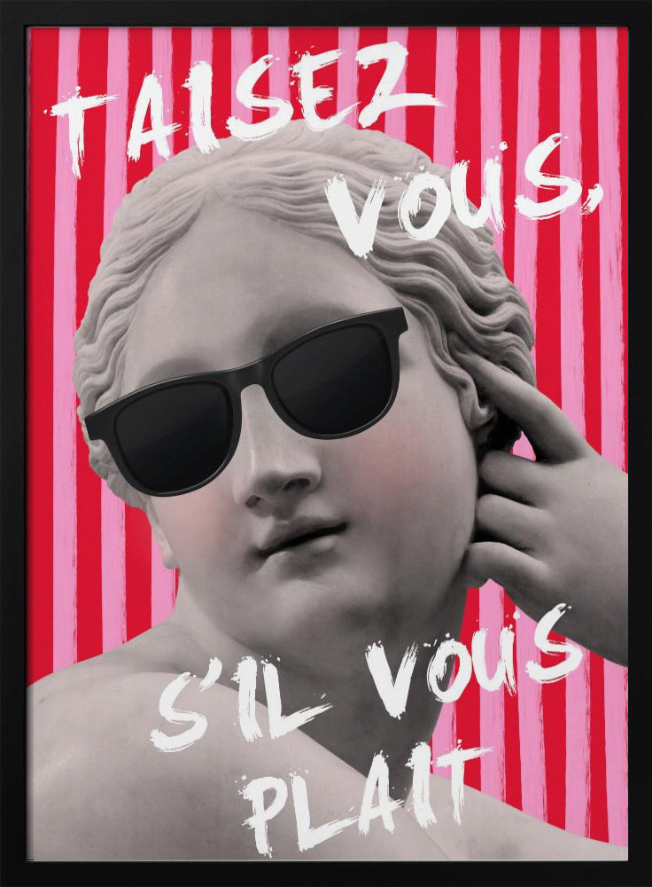 Rosa und rot gestreifte Venus | Poster