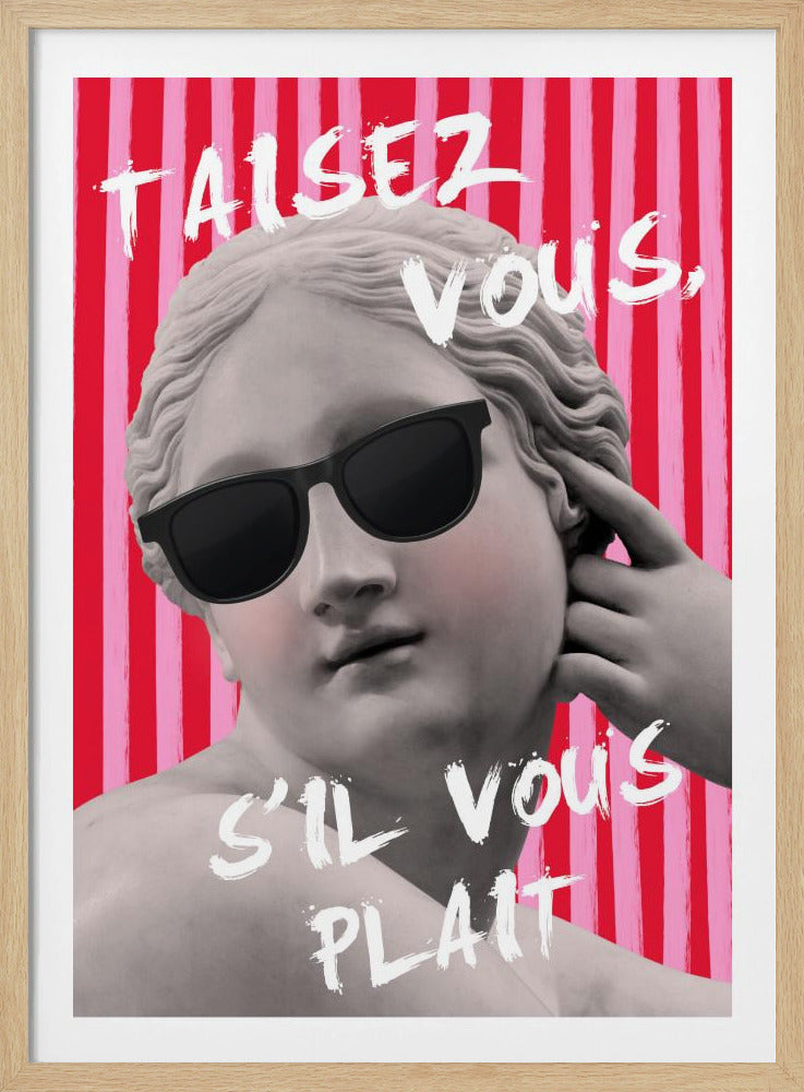 Rosa und rot gestreifte Venus | Poster