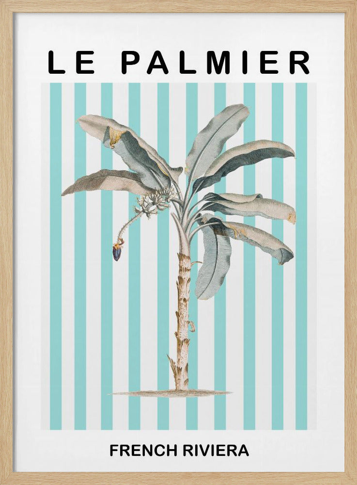 Gestreifte Palme | Poster