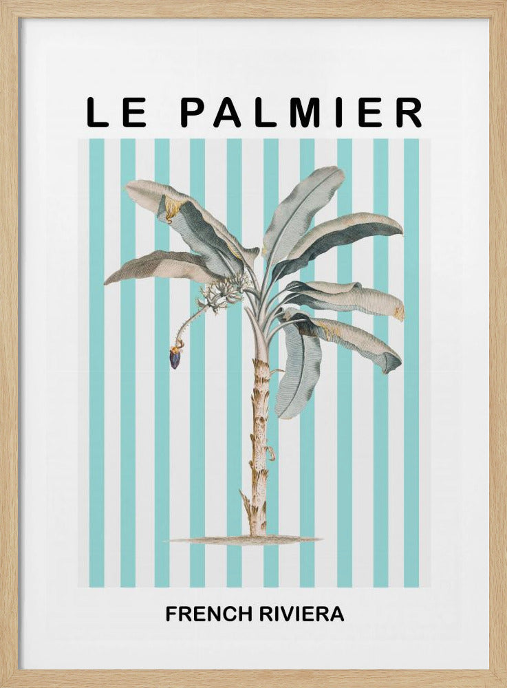 Gestreifte Palme | Poster