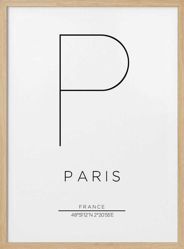 P: Pariser Koordinaten | Poster