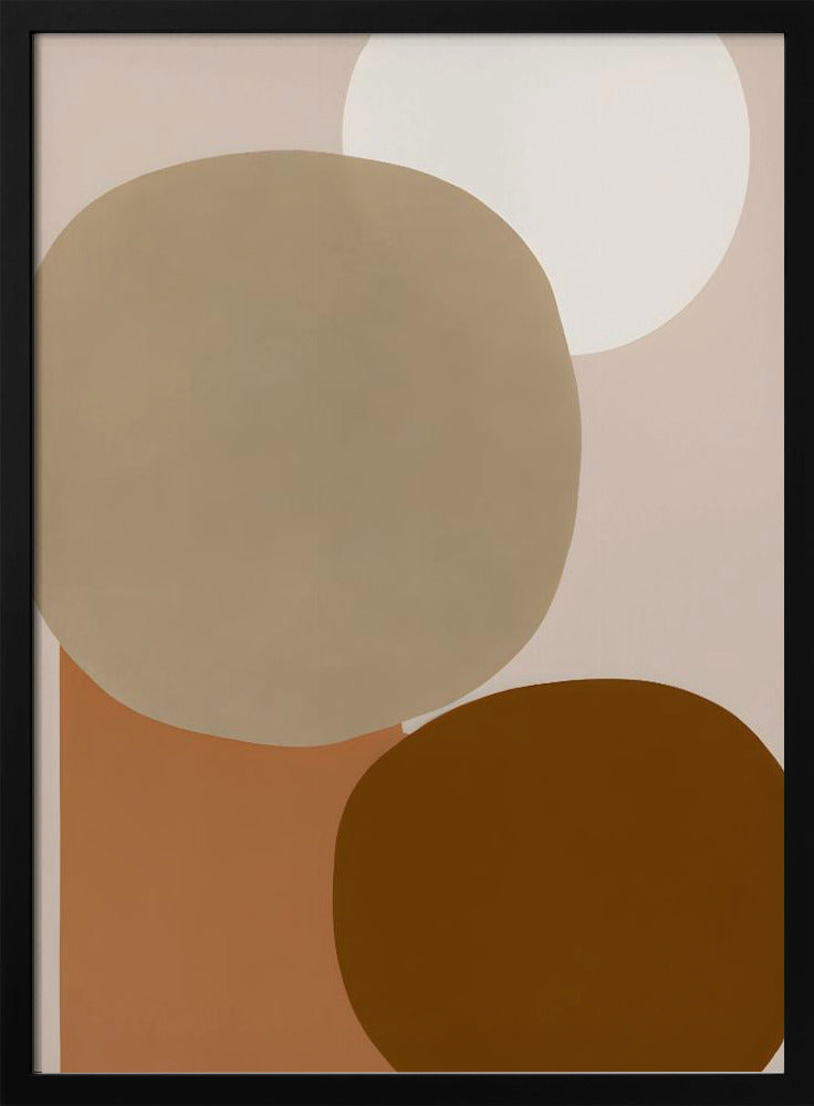 Erdiges Minimalistisches Poster