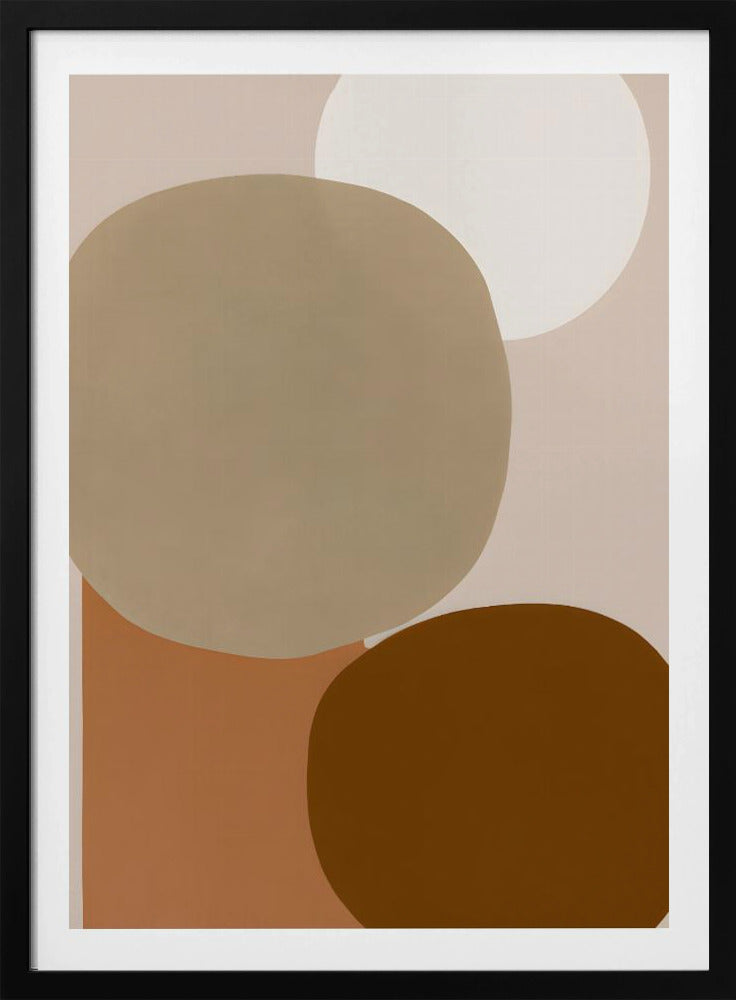 Erdiges Minimalistisches Poster