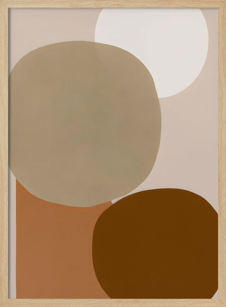 Erdiges Minimalistisches Poster
