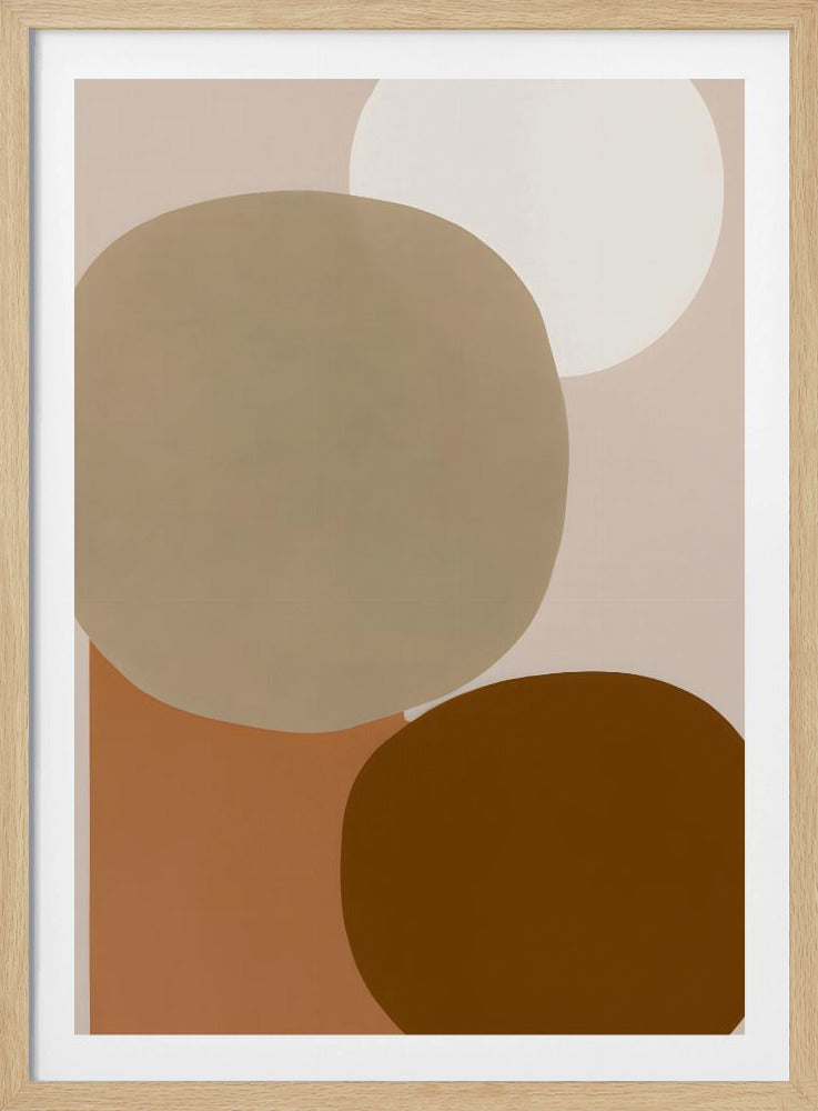 Erdiges Minimalistisches Poster
