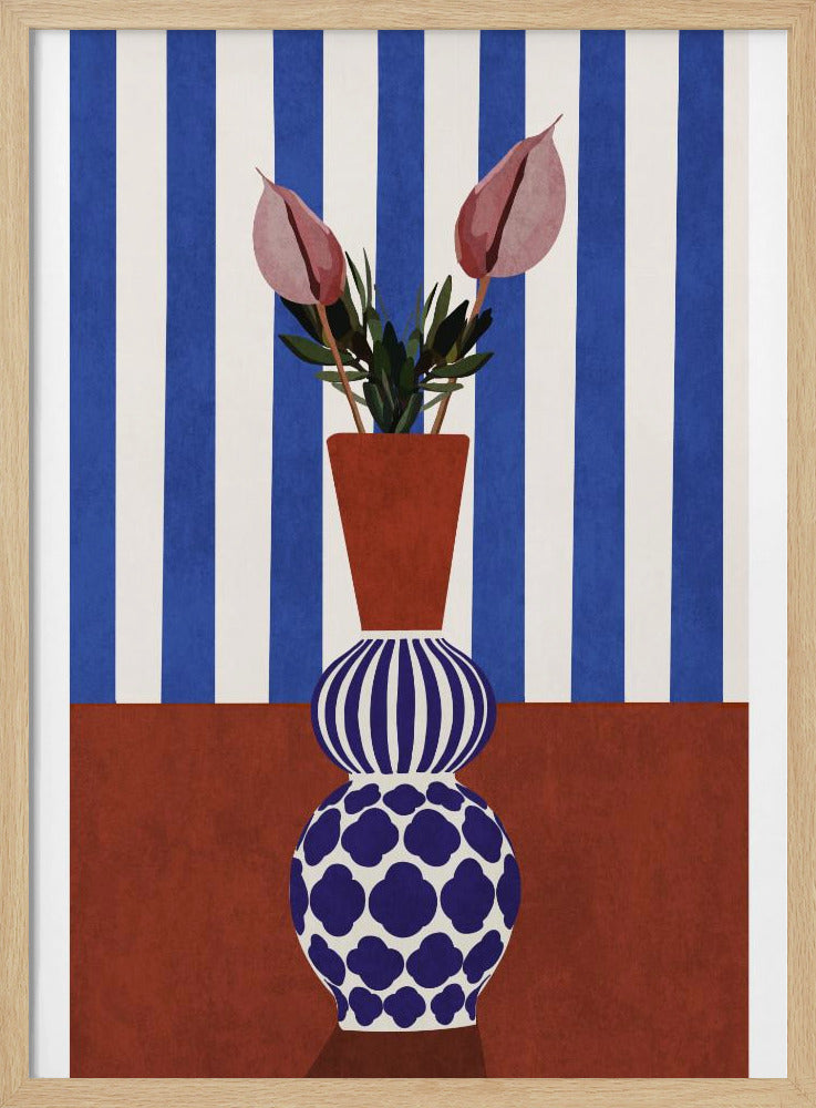 Gestreifte Harmonie | Poster