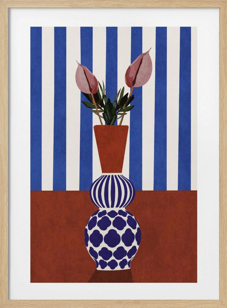 Gestreifte Harmonie | Poster