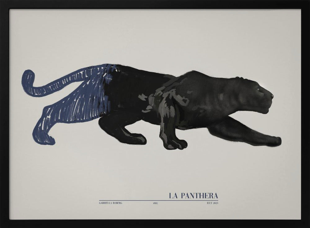 La Panthera (blau) | Poster