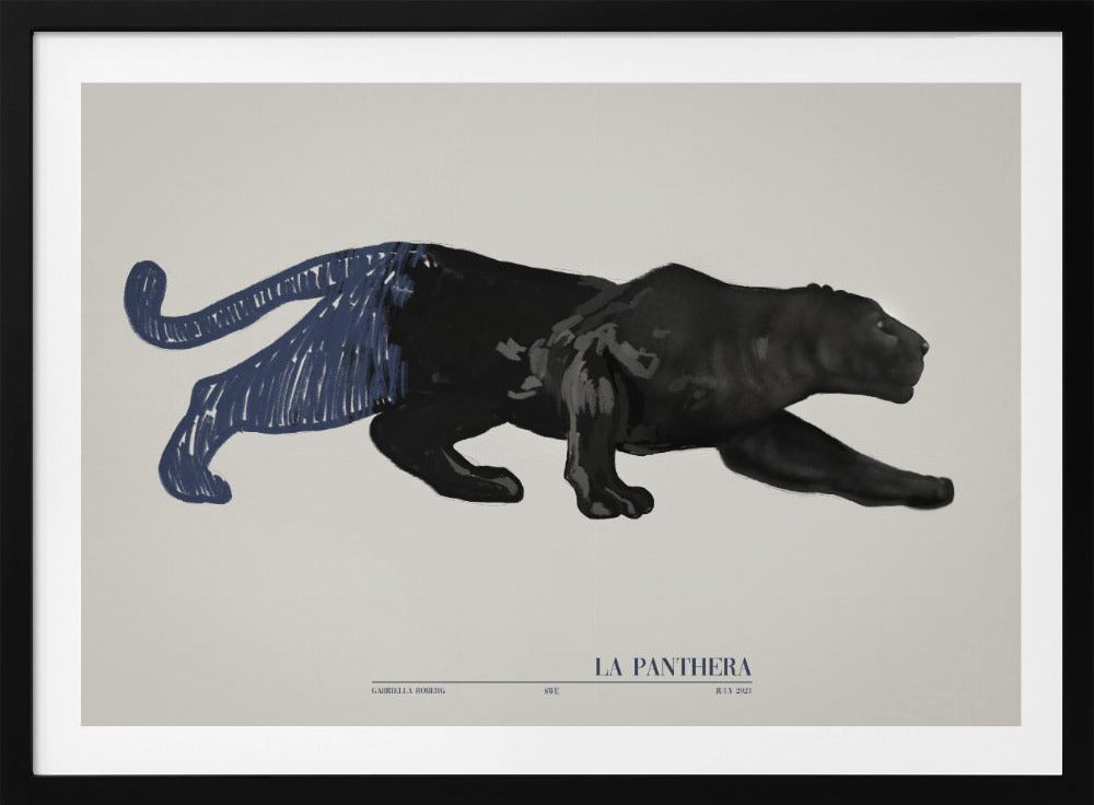La Panthera (blau) | Poster