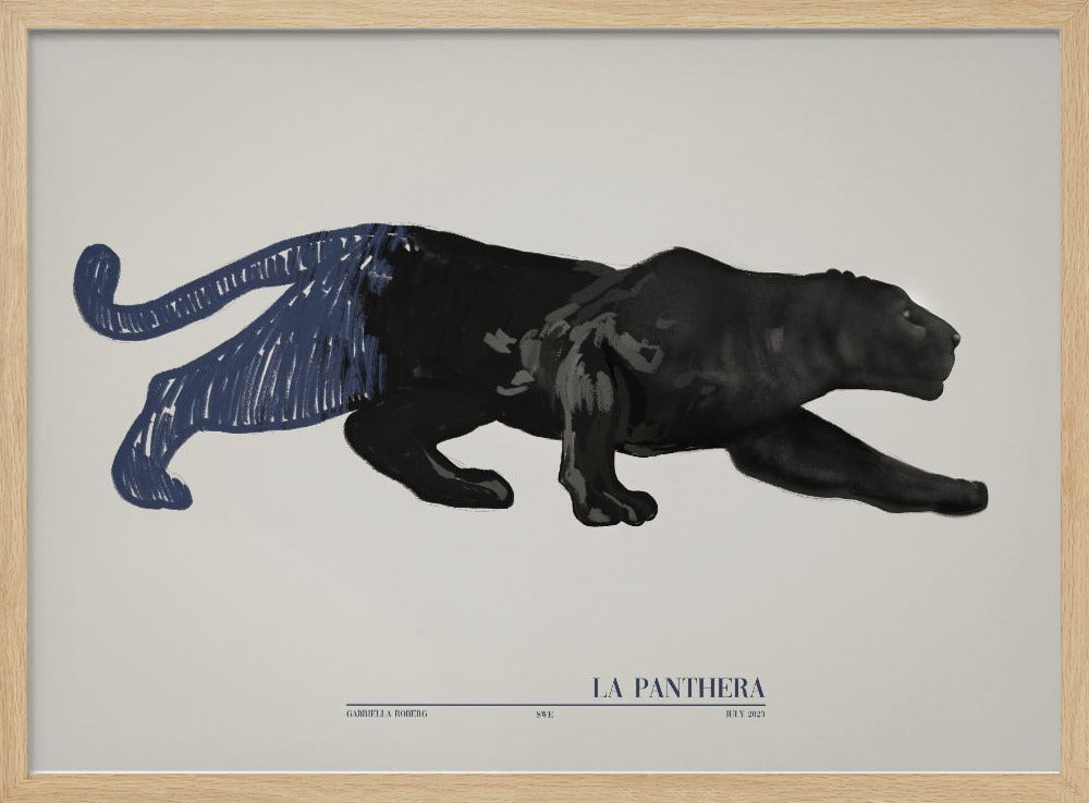 La Panthera (blau) | Poster