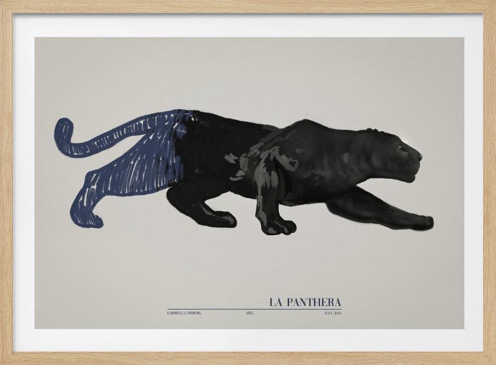 La Panthera (blau) | Poster