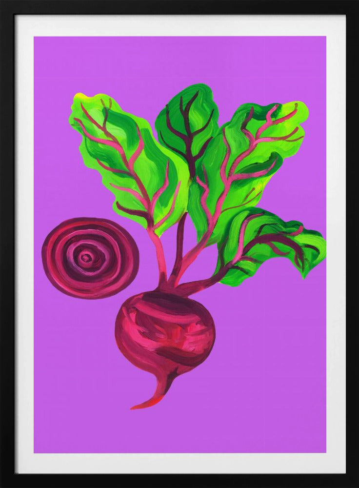 Rote-Bete-Wirbel Lila | Poster