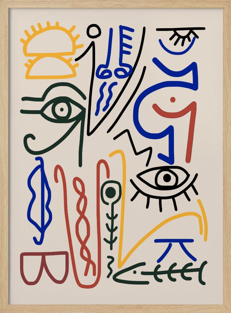 Mystische Symbole | Poster