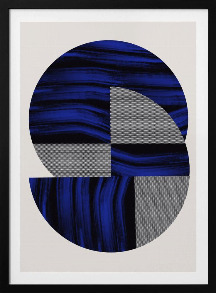 Skandinavisch in Blau und Schwarz 2 | Poster