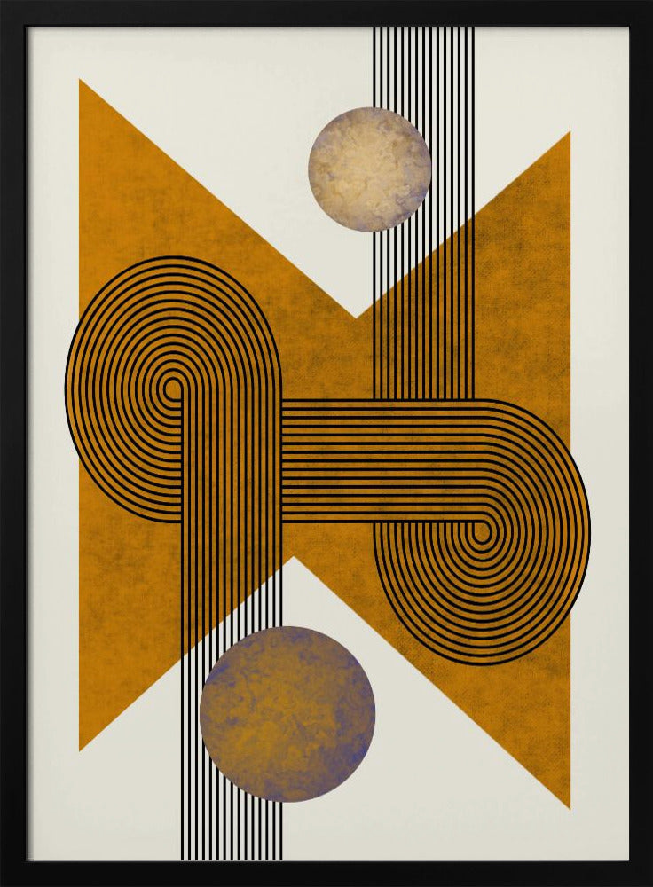 Strukturierte Komposition aus der Mitte des Jahrhunderts 4 | Poster