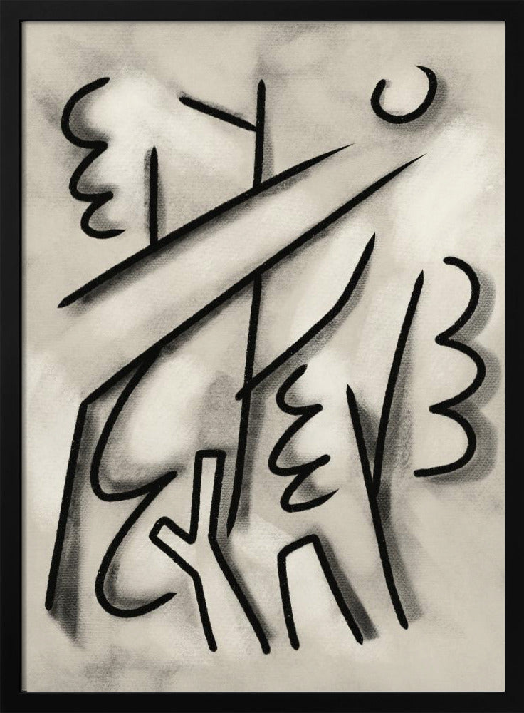 Kräftige schwarze Linien | Poster