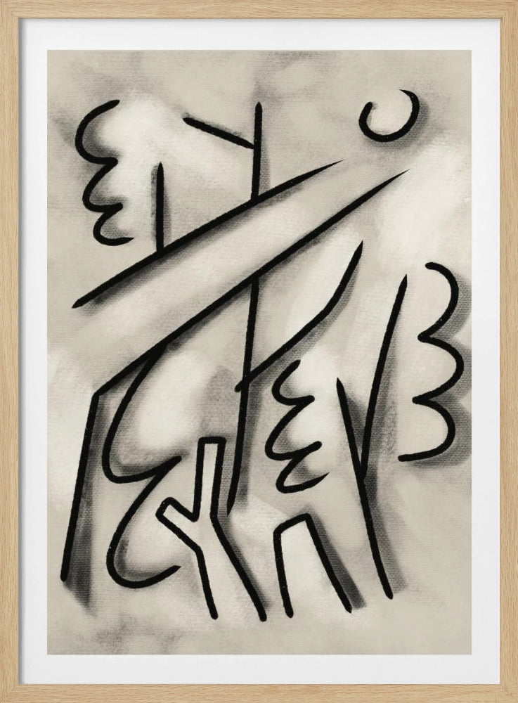 Kräftige schwarze Linien | Poster