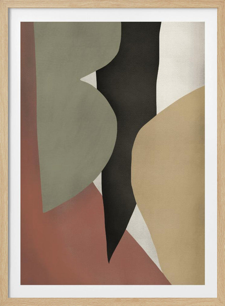 Tropische abstrakte Formen | Poster