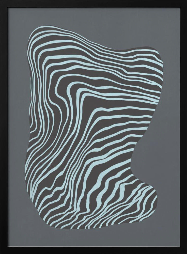 Strichzeichnungen in Space-Grau | Poster