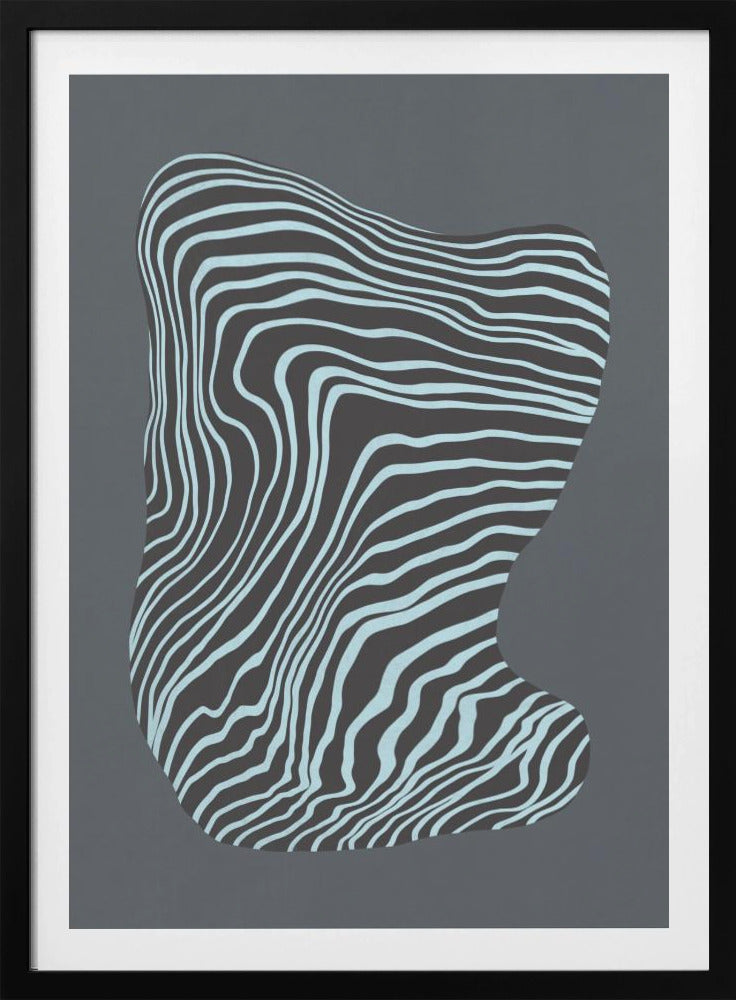 Strichzeichnungen in Space-Grau | Poster