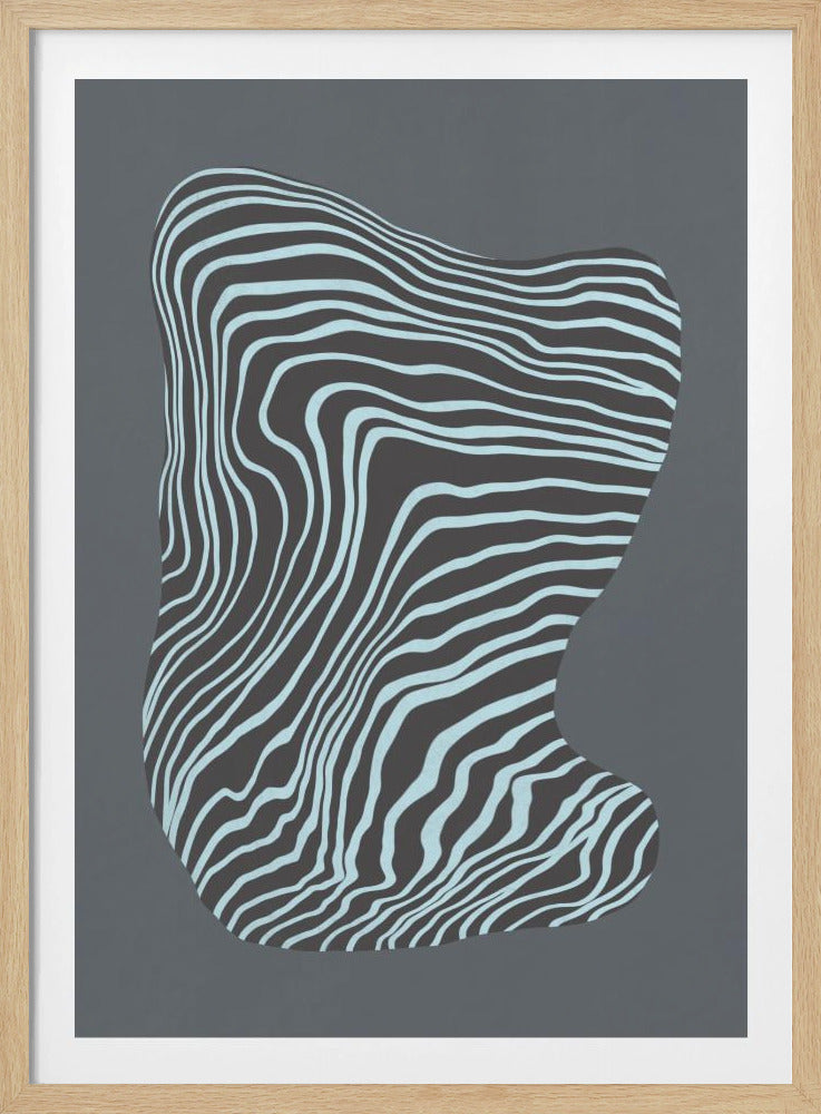 Strichzeichnungen in Space-Grau | Poster
