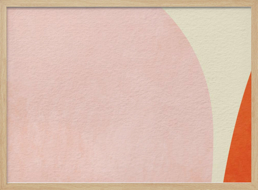 Warme Pastellgeometrie | Poster