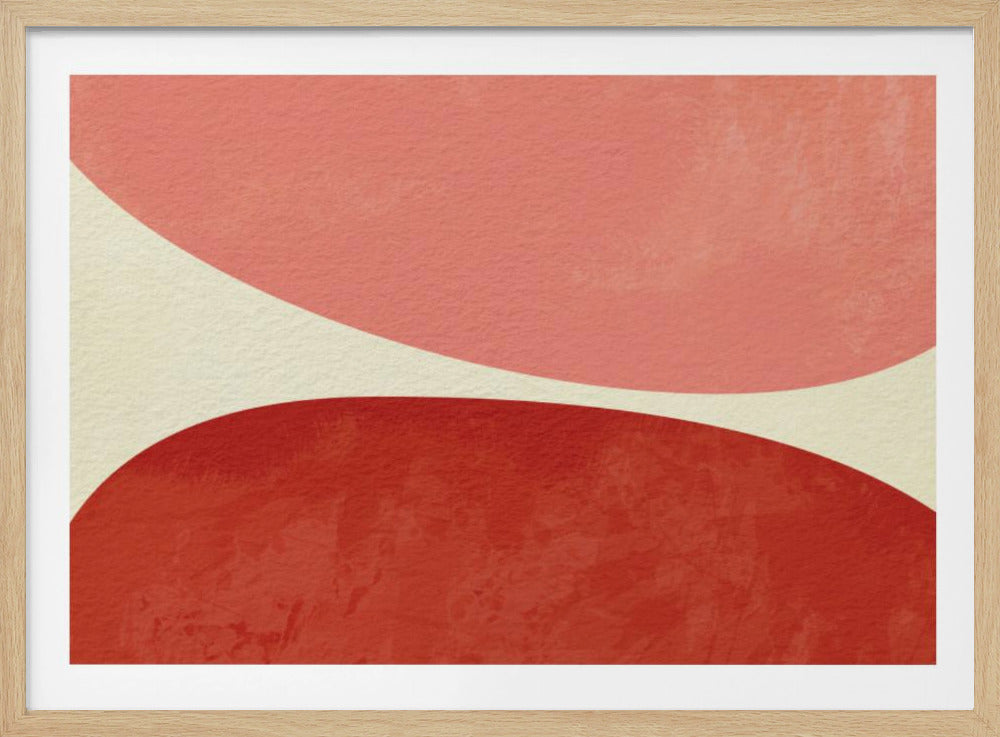 Warme Pastellgeometrie | Poster
