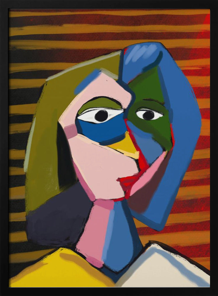 Porträt inspiriert von Picasso | Poster