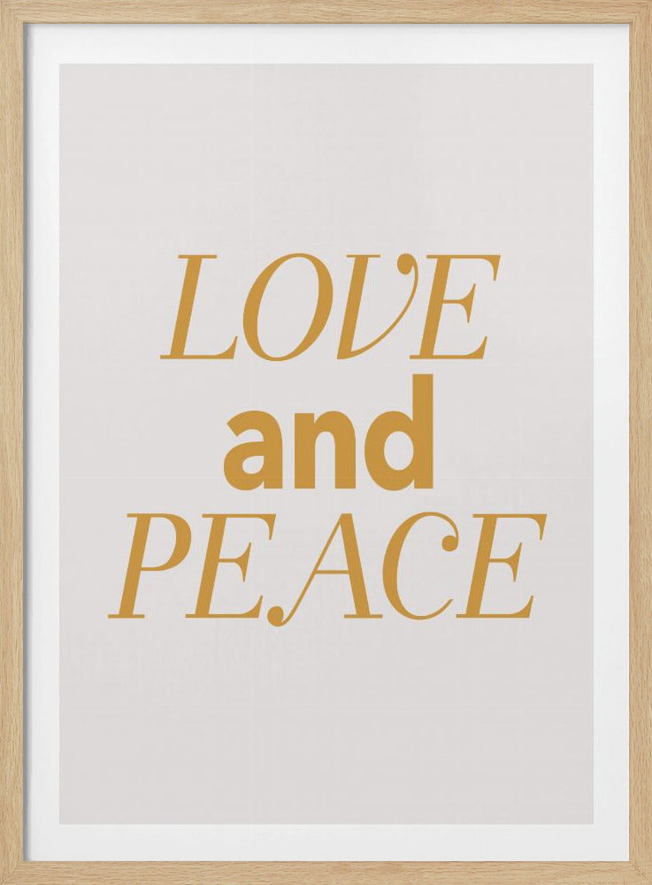 Liebe und Frieden | Poster
