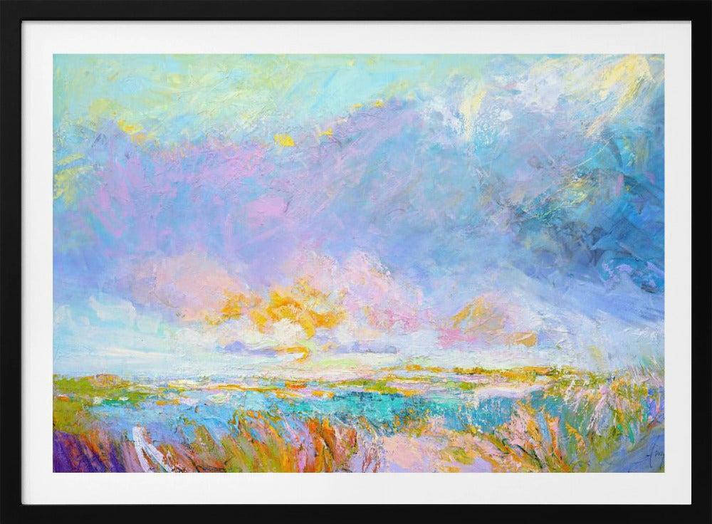 Pastell Horizont Glühen | Poster