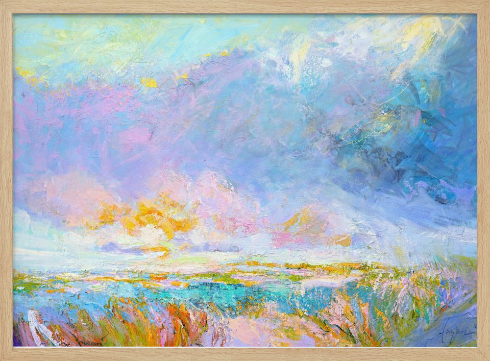 Pastell Horizont Glühen | Poster