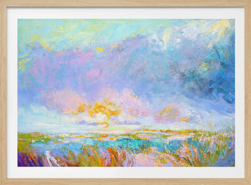 Pastell Horizont Glühen | Poster