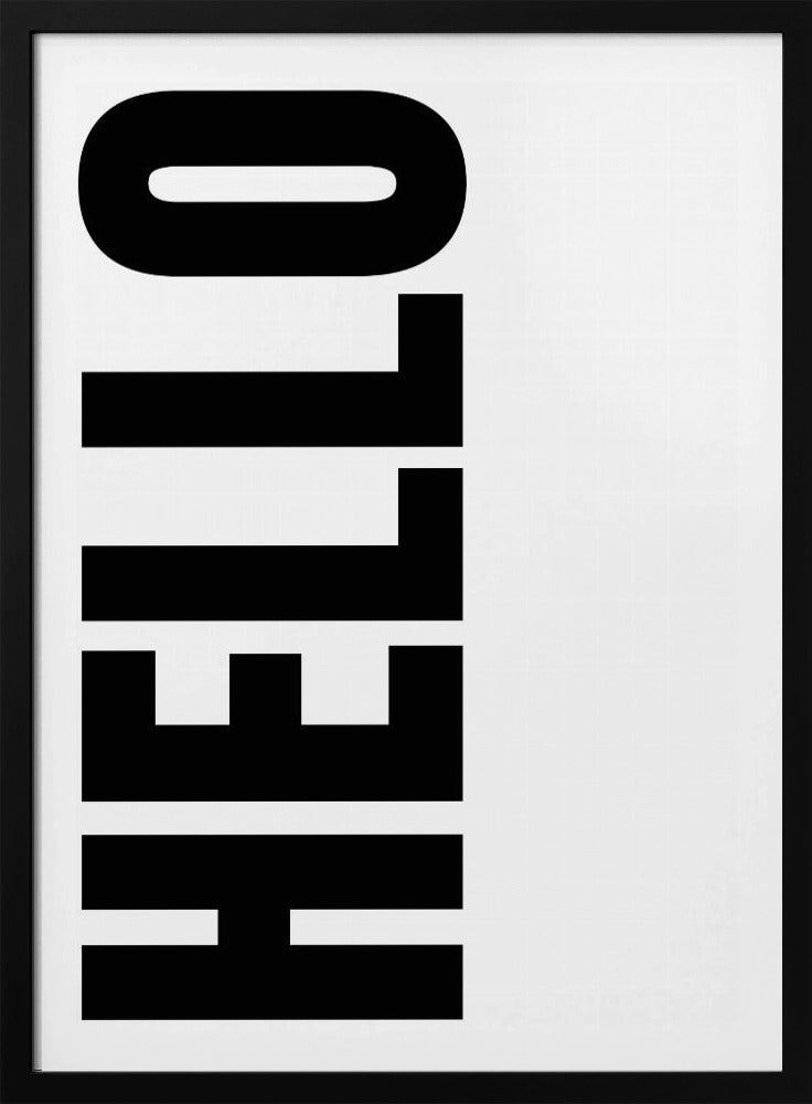 Vertikale Begrüßung | Poster