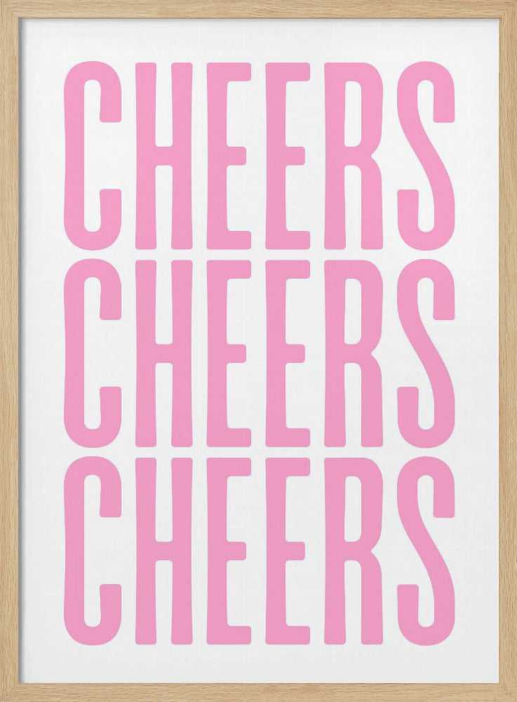 Dreifaches Cheers-Display | Poster