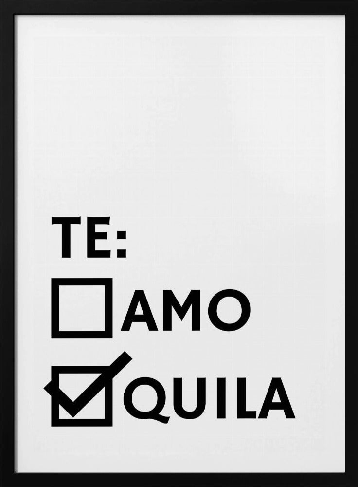 Tequila Liebe Wahl | Poster
