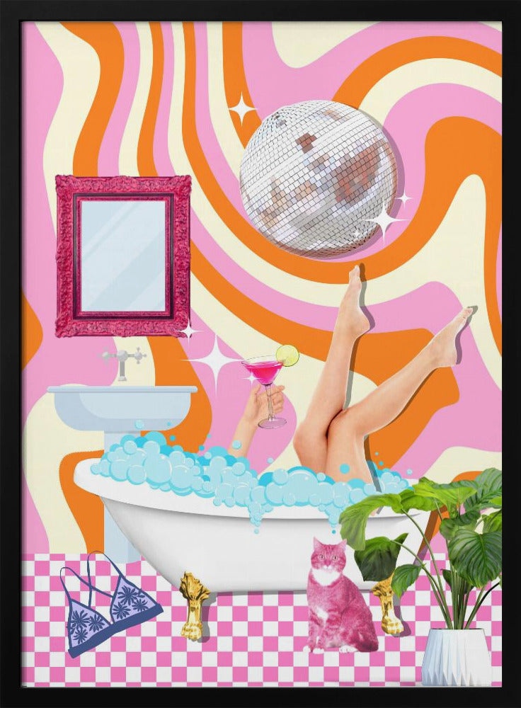 Groovy Badewannenglück | Poster