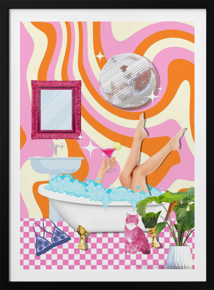 Groovy Badewannenglück | Poster