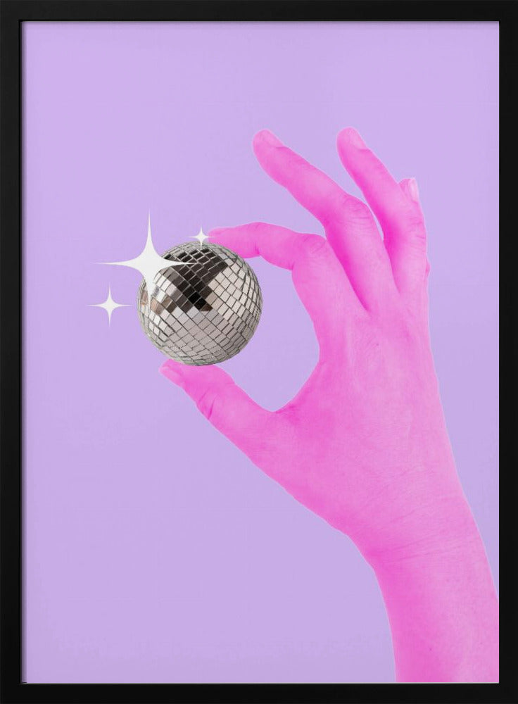 Pink Glow Sphere | Poster
