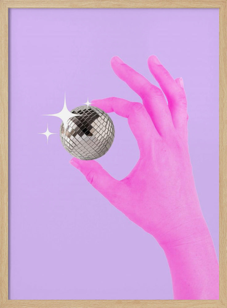 Pink Glow Sphere | Poster